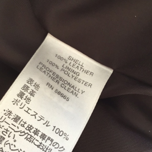 CLASSIQUES ENTIER Brown Leather Suede Short Jacket - Picture 10 of 11